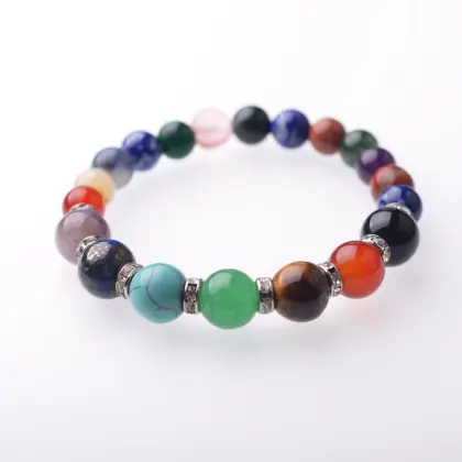 Yoga Beaded Bracelet Chakra Jewellery Handmade Wedding