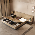 Tatami high box storage bed modern minimalist