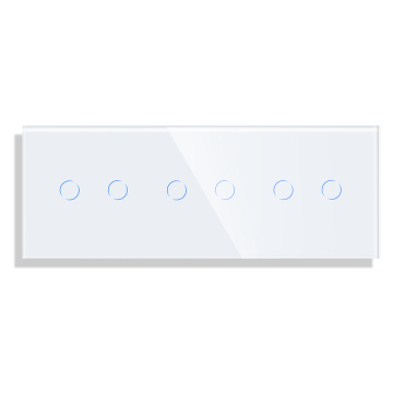 Bingoelec 6 Gang WIFI Touch Wall Switch with Tuya, Alexa, Echo, and IFTTT Compatibility