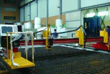 Chinese Gantry Type CNC Cutting Machine with Plasma Cutting Torch