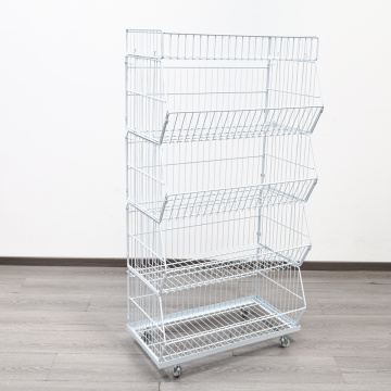 Heavy Duty Steel Folding Cage for Bread Storage