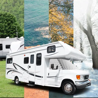 RV Windshield Curtains for Ford 1997-2020 Class C Motorhomes