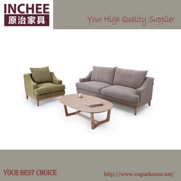 INCHEE 6101,2016 Modern Fabric Sofa,Unique Section Sofa 1+2+3,Solid Wood Fame