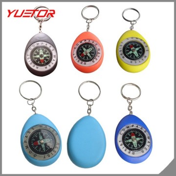 Multifunction Outdoor Camping w/ Keychain Compass NEW