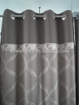 2014 fashionable100% polyester embroidered blackout blinds fabric