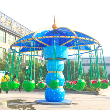 Luxury Theme Park: 16 Seats Indoor Playground with Swing Flying Chair Ride