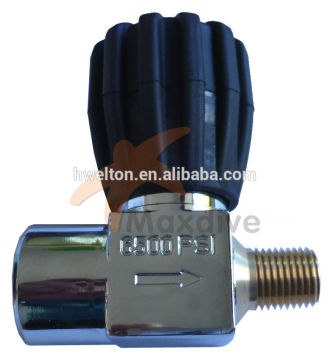 6500psi In Line Shutoff Valve Paintball Scuba Fill Station Valve # LV6500S
