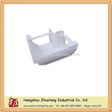 Best quality ! nigeria best selling! 90 degrees oustide corner PVC rain gutter systems