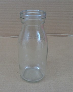200ml milk glass bottles with plastic cap