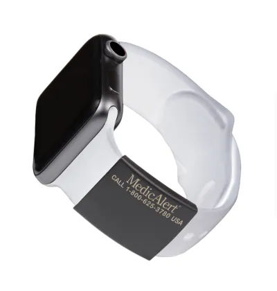 Smart Watch with Custom Medical Emergency Information Tag