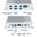 Fanless Linux Win10 Computadora industrial J1900 Mini PC