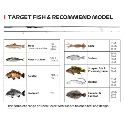 Wholesale OEM Carbon Fiber 2-Section Spinning Fishing Rod for Freshwater and Saltwater