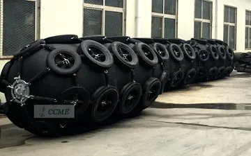 Marine dock floating pneumatic rubber fenders