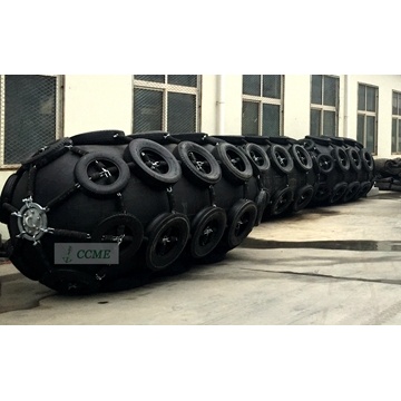 Marine dock floating pneumatic rubber fenders