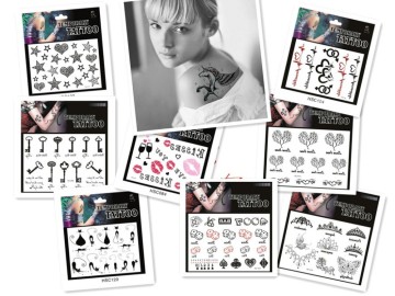 Temporary Tattoo Long Lasting Face Body Sticker waterproof
