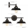 Vintage Industrial Bronze Vanity Lights for Wall