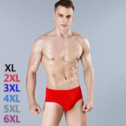 Bamboo Fiber Loose Shorts for Men - Large Size Underwear