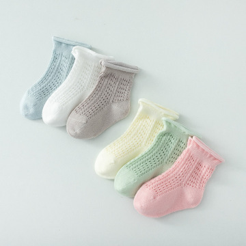2024 Wholesale Baby Children's Summer Mesh Socks 0-3 Years Old