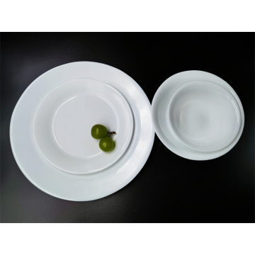 Elegant Home Dinnerware White Opal Dinner Set