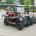 Carro de golf eléctrico de gas 4X4 de 6 plazas