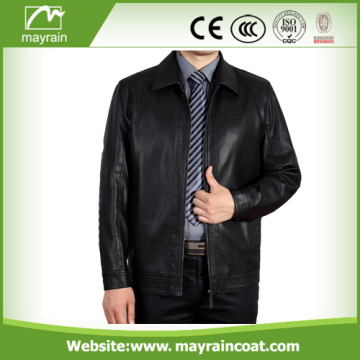 Mayrain Windproof Man PU Winter Jacket