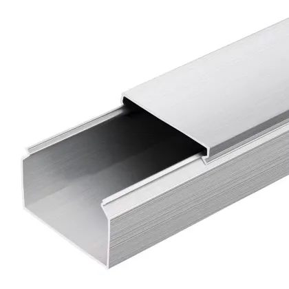 Custom 0.7mm Thickness Square Aluminum Alloy Electric Metal Cable Trunking Tray