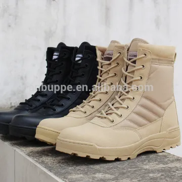 2017 good quality military boots prices /battle army shoes manufacturer