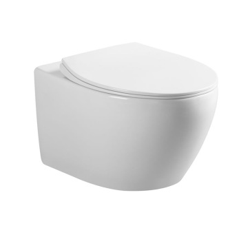 chaozhou toilet factory white ceramic WC wall hung toilet for bathroom with modern style