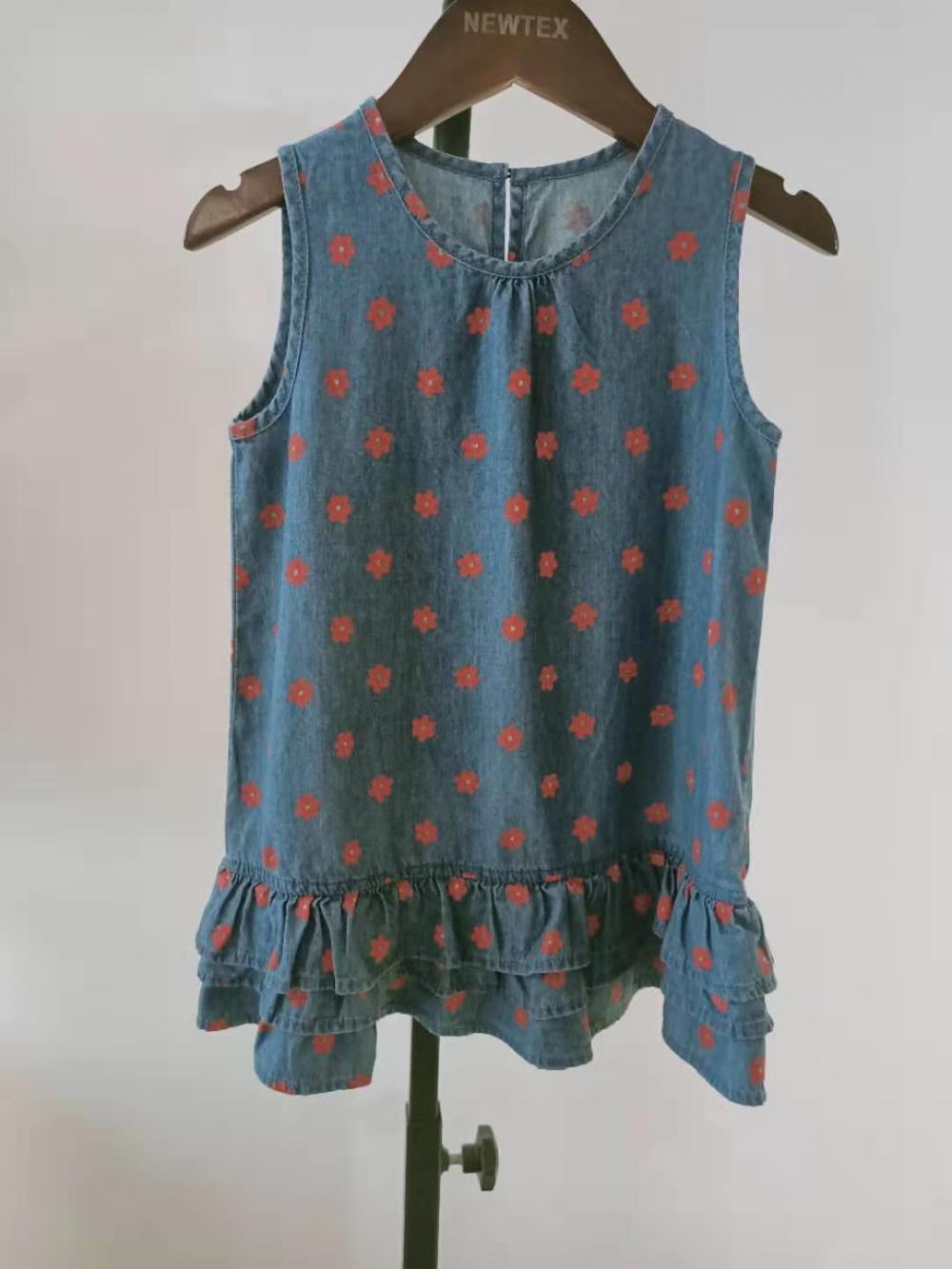fashion printed girls dress