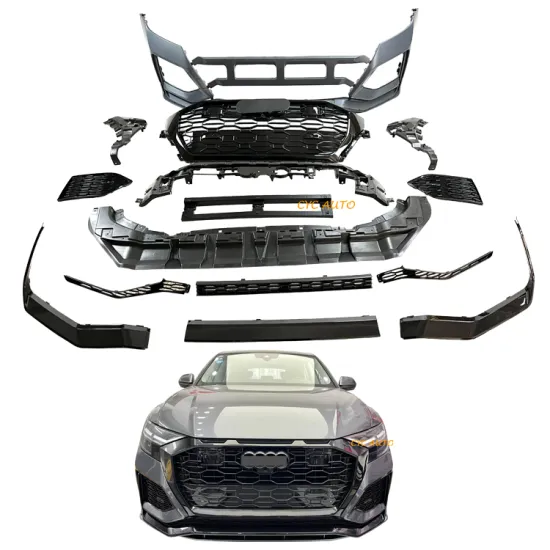 Q8 RSQ8 Body Kit Front Bumper with Honeycomb Grille for Audi Q8 2021-2022
