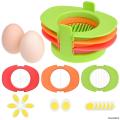 Egg slicer set with 3 cutters with slicer stand