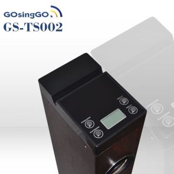 2.1 bluetooth tower speakers wireless tower speaker support aux in,line in,usb,mini sd,lcd display