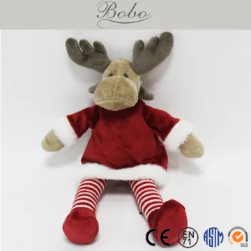Custom Plush Stuffed Christmas Deer/Gift/Toy for Wholesales
