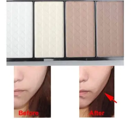 Pressed Powder Foundation Highlight Cosmetic Shading Powder