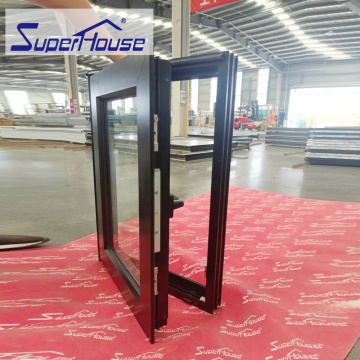 Hurricane-Proof Aluminium Casement Window with Flyscreen - Miami-Dade Standard