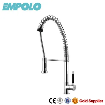 Big Kitchen Faucets Pull Out Long Lasting Swivel Spray Kitchen Sink Mixer KM4031