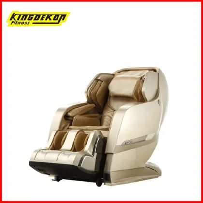 S shape massage chair black