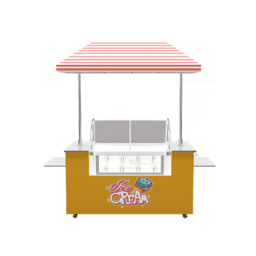 Customized Mobile Ice Cream Cart with Baking Equipment for USA Standards