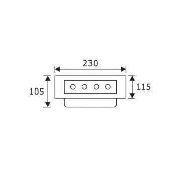 LEDER 12V Energy Conservation 4W LED Underwater Light