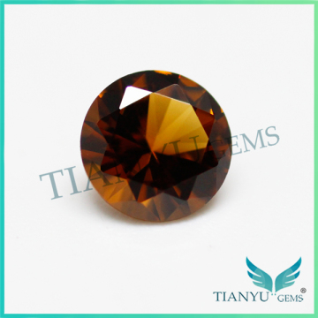 best alternatives hand cut 114# nanosital gemstones for jewelry synthetic smoky quartz citrite