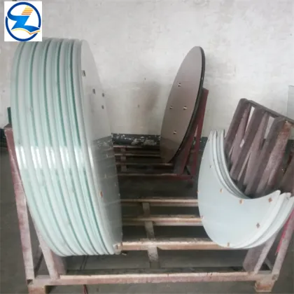 customized tempered glass table top for building glass