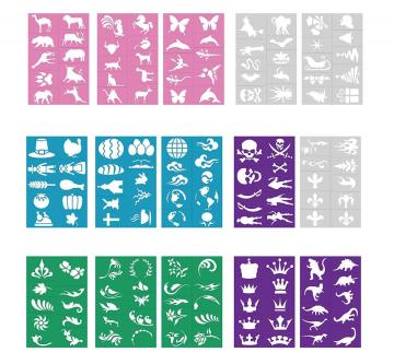 Customized Images Face Paint Stencils for Girls Boys
