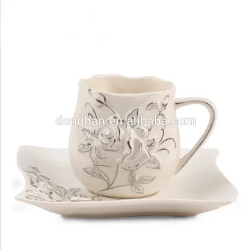 beautiful mug saucers set wholesale