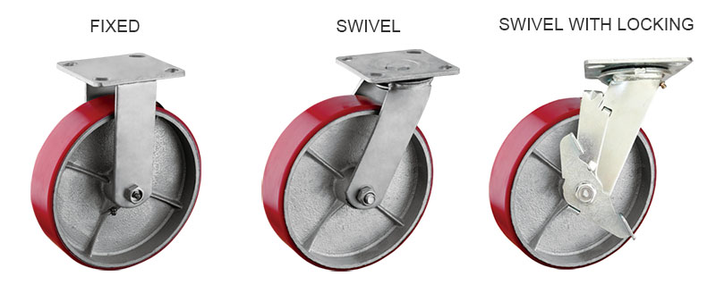 8 inch PU caster Wheels