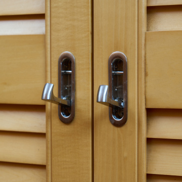 White Wooden Paulownia Shutters