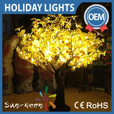 Fancy artificial maple trees lights with led outdoor