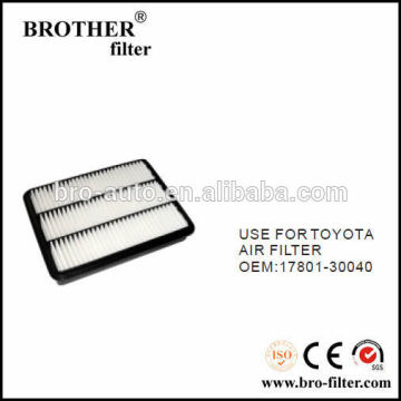 High quality OEM auto air filter 1780130040 for Toyota car cabin air filter