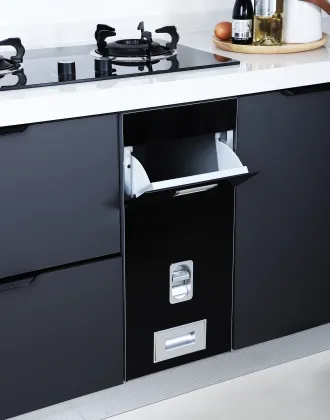 Stainless Steel Rice Cabinet - Healthy Kitchen Use Cabinet Style Rice Dispenser Box