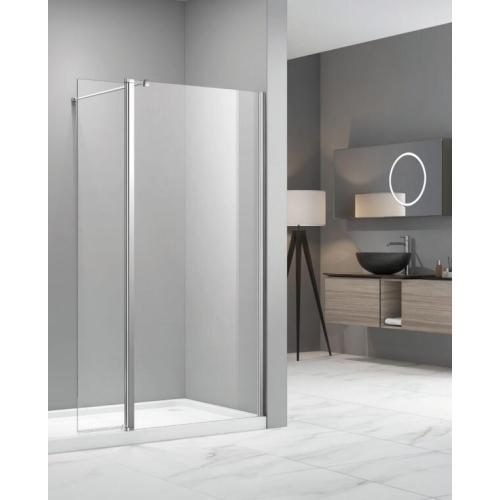 walk in shower screen + swing panel