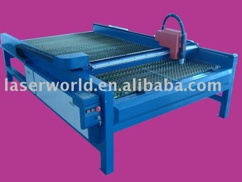 Plasma cutting machine on copper